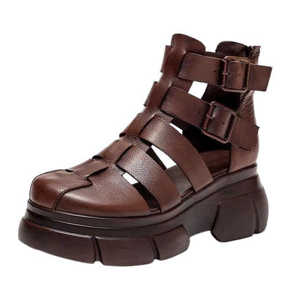 CM | Sandalias gladiadoras gruesas con múltiples tiras