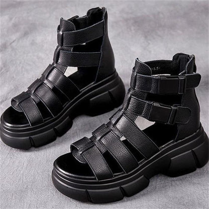CM | Sandalias gladiadoras gruesas con múltiples tiras