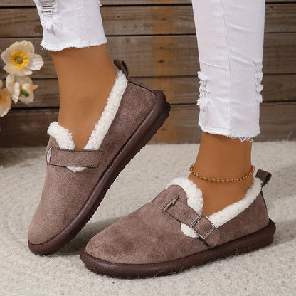 CM | felpa punta redonda slip-on mocasines ortopédicos zapatos