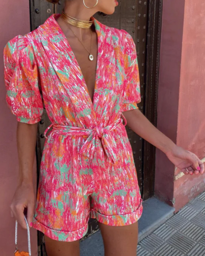CM | Elegante mono con cuello en V para mujer