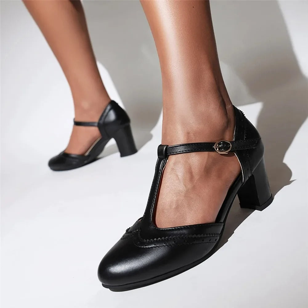 CM | Zapatos de tacón vintage