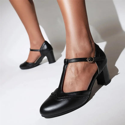 CM | Zapatos de tacón vintage