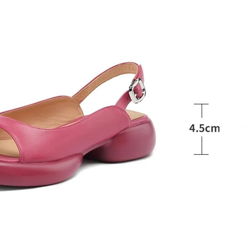 CM | Sandalias con puntera abierta