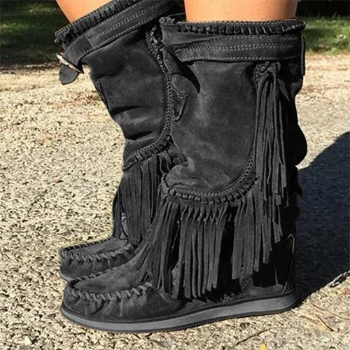 CM | Botas boho con flecos