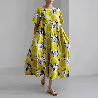 CM | maxi vestido de verano estilo boho con estampado floral para mujer