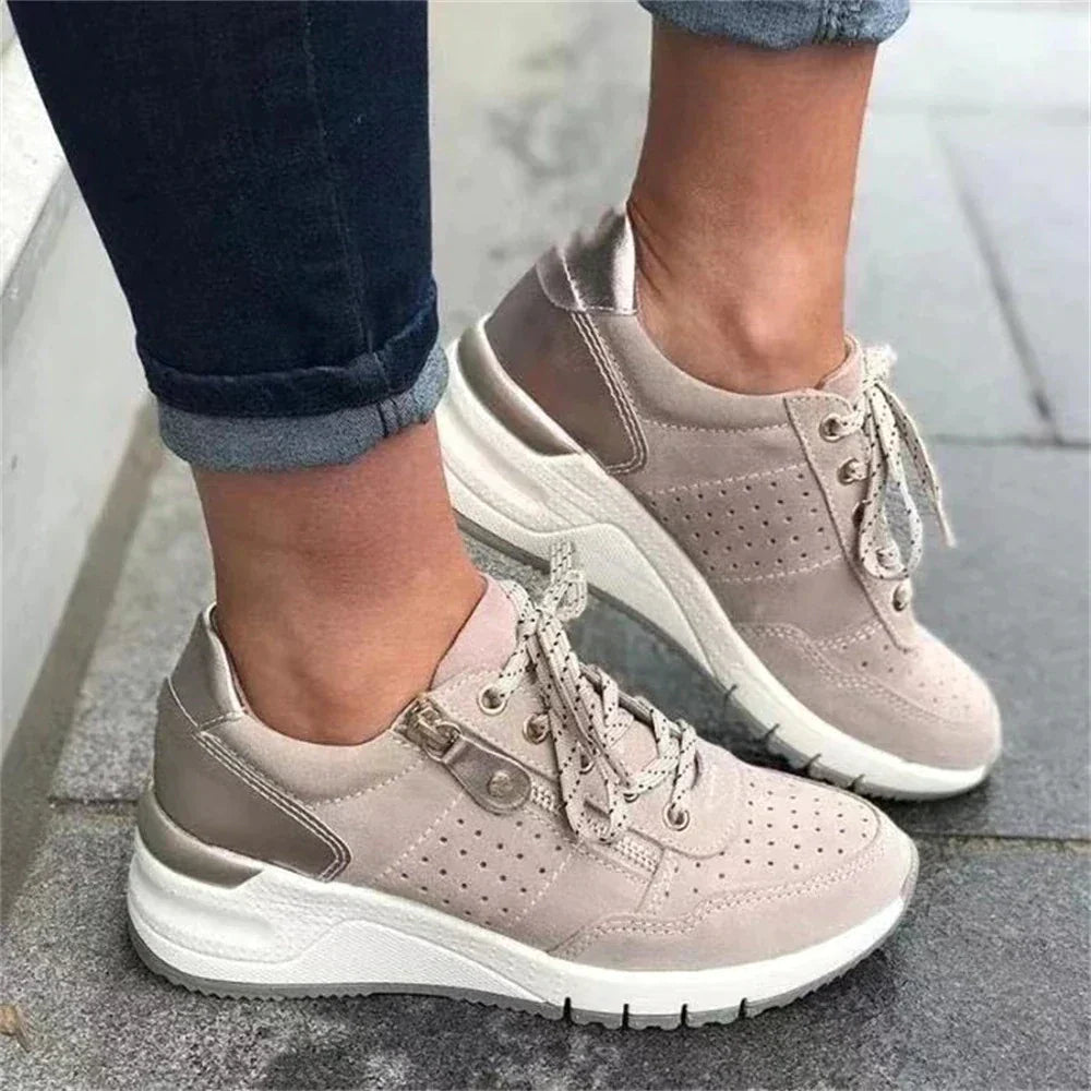 CM | - ZAPATILLAS ORTOPÉDICAS CON TACÓN DE CUÑA