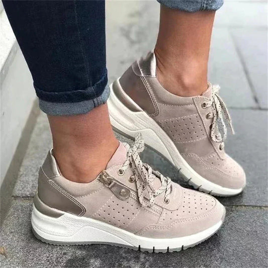 CM | - ZAPATILLAS ORTOPÉDICAS CON TACÓN DE CUÑA