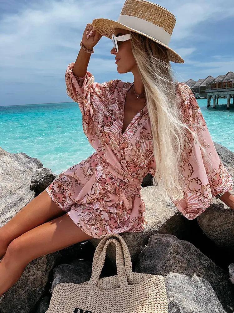 CM | Mono estampado de mujer en estilo bohemio