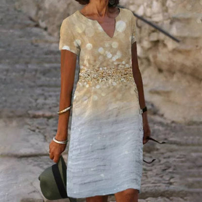 CM | Elegante blusa con cuello en V y mangas largas en diseño de botones