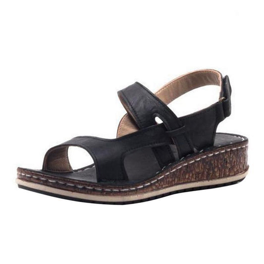 CM | Cómodas sandalias de cuña con tiras ajustables