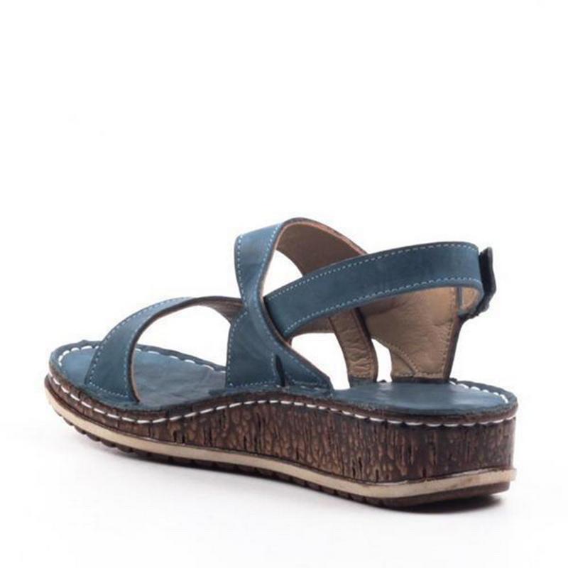 CM | Cómodas sandalias de cuña con tiras ajustables