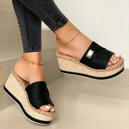 CM | Tacones sandalia fondo grueso zapatos casuales