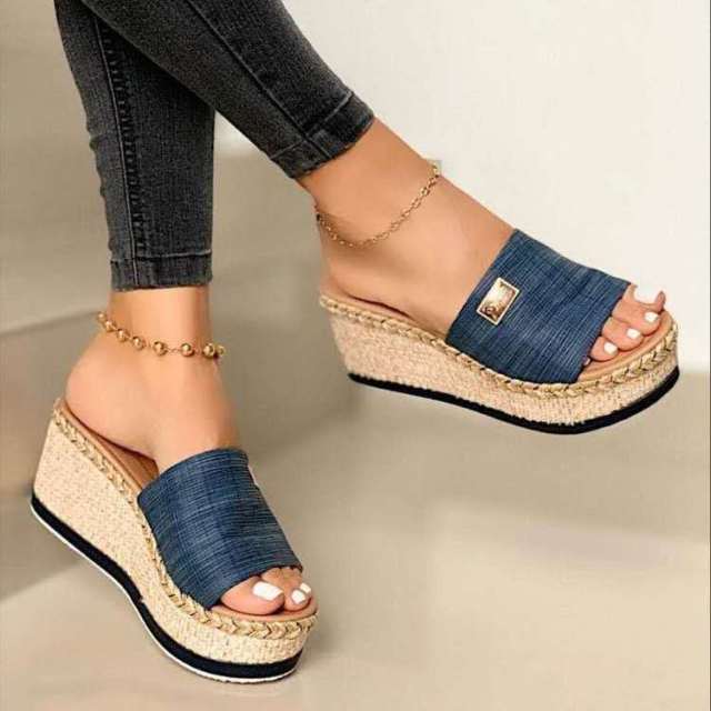 CM | Tacones sandalia fondo grueso zapatos casuales
