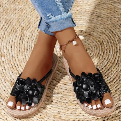 CM | Sandalias de moda con flores