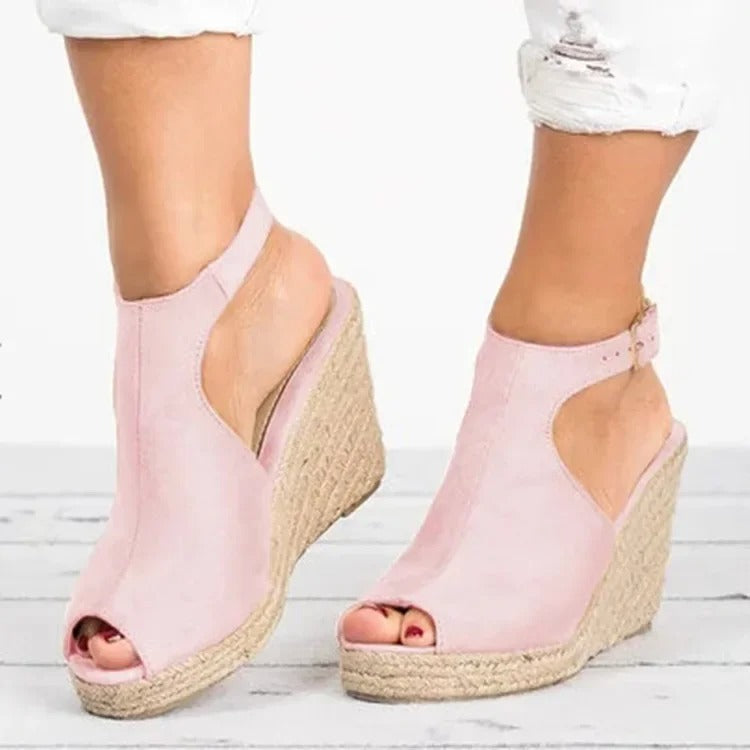 CM | Sandalias de cuña boho