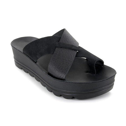 CM | Elegantes sandalias de plataforma con tiras cruzadas