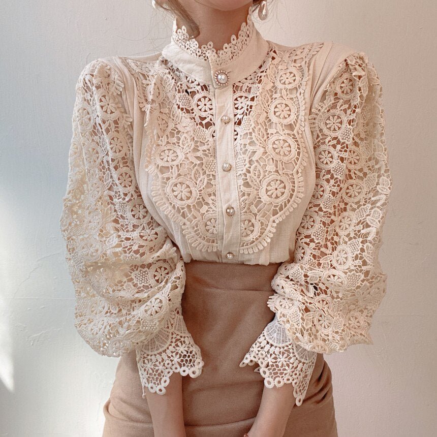 CM | Elegante blusa de encaje