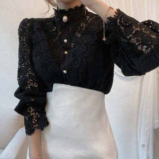 CM | Elegante blusa de encaje