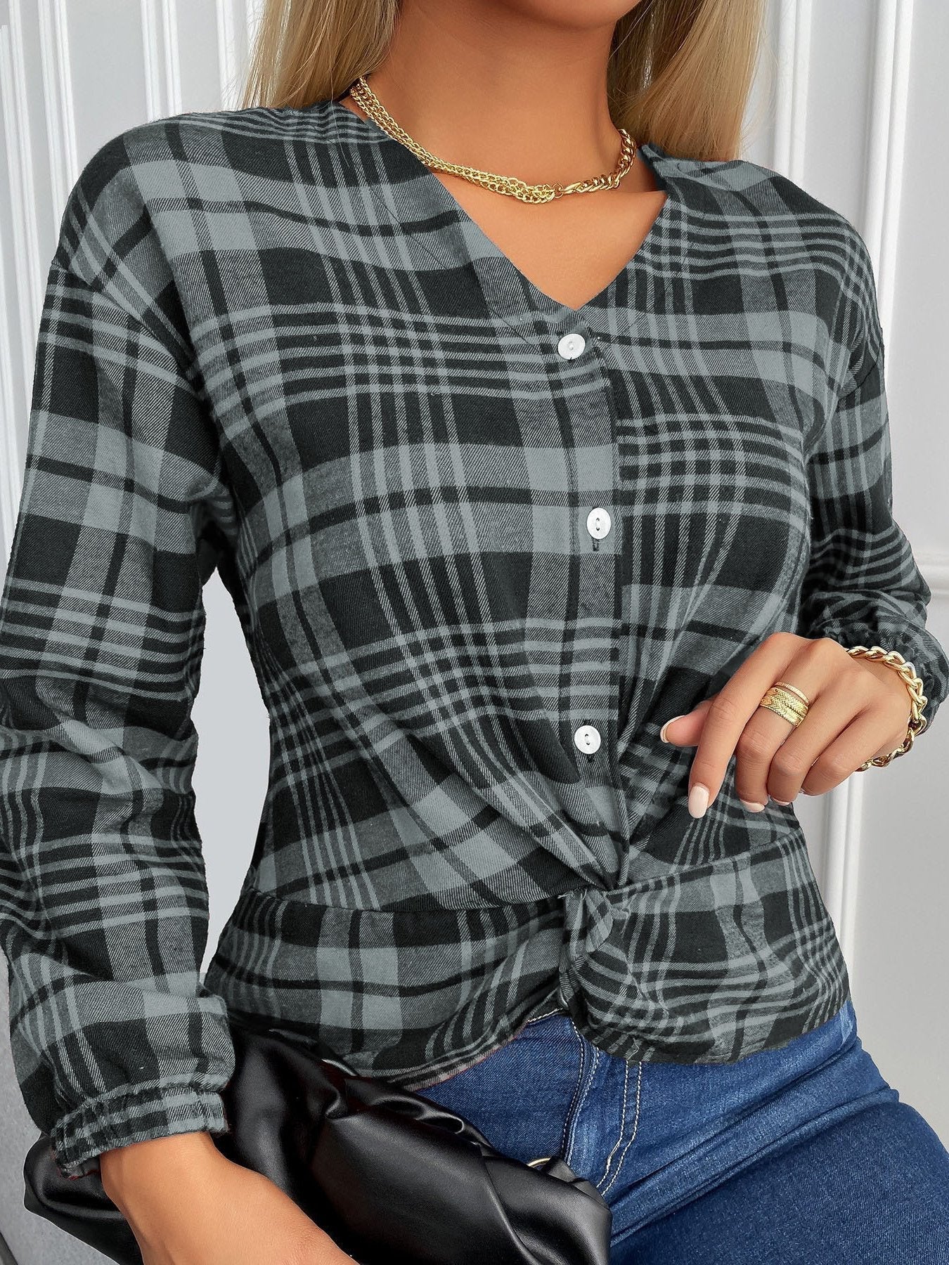 CM | Blusa de invierno casual y a la moda
