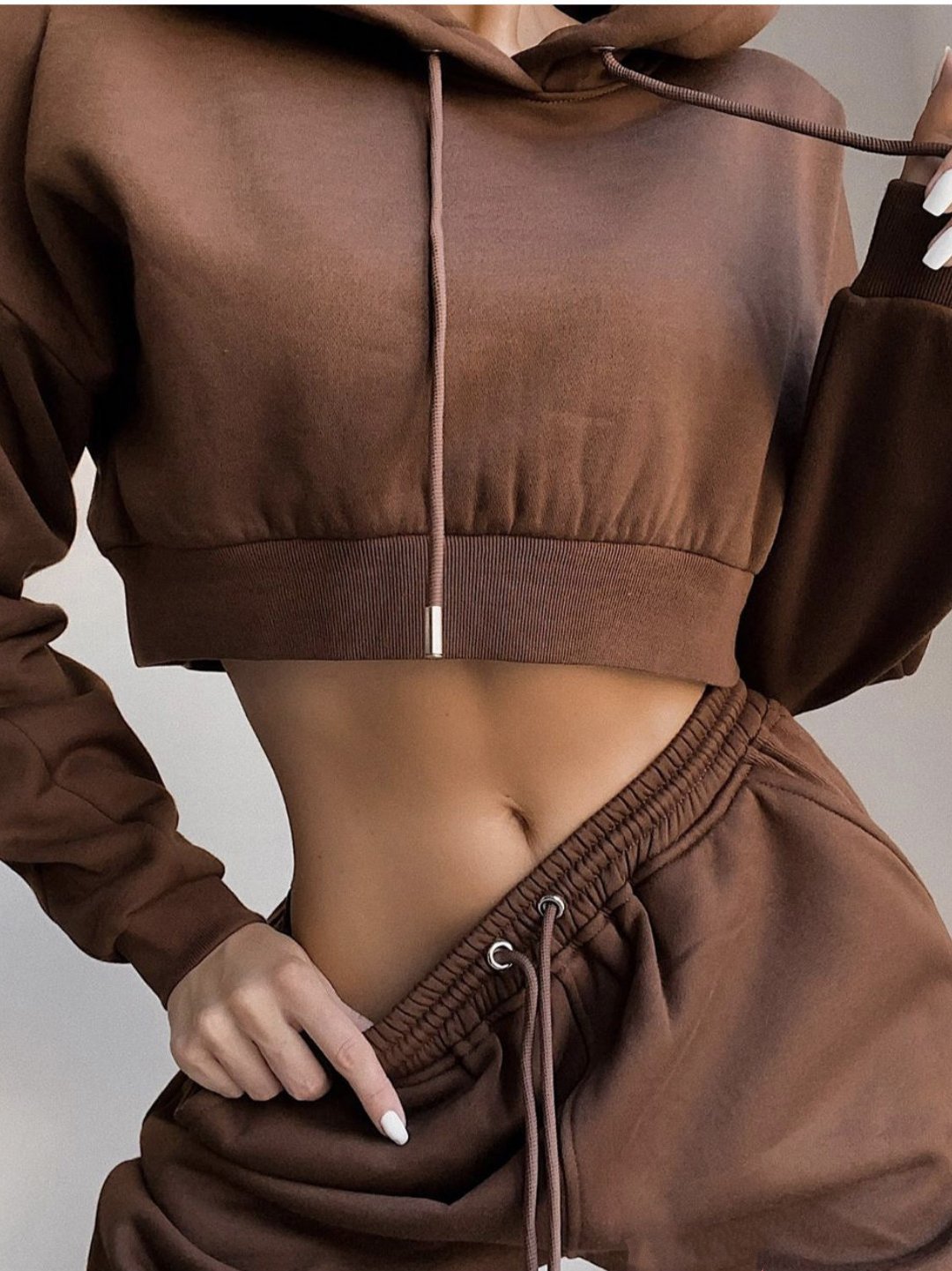CM | Sudadera de invierno con capucha chic y versátil