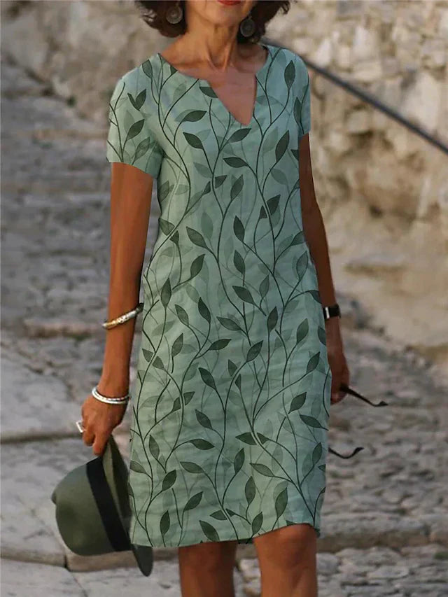 CM | Vestido midi estampado