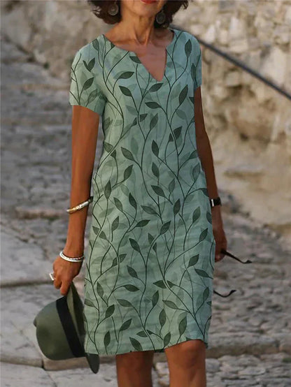CM | Vestido midi estampado