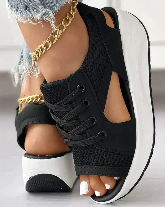 CM | Sandalias con cordones Muffin